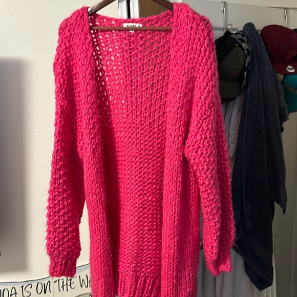 KNITTED CARDIGAN LONG - Picture 1 of 3